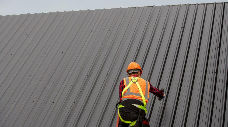 Professional metal roof installation services in McGraws, WV